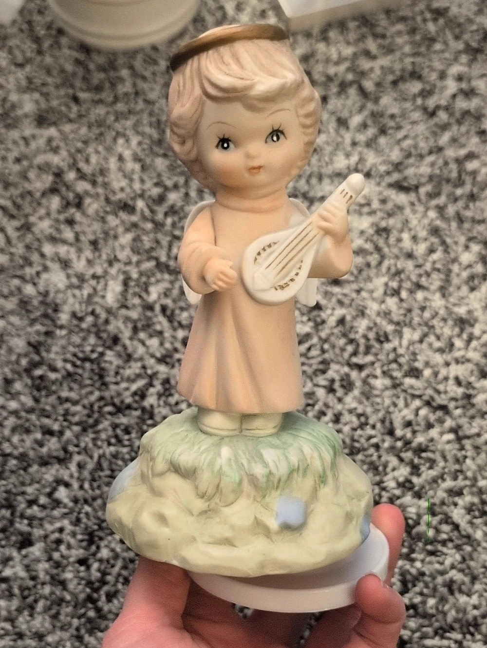 Angel Figurine with Harp